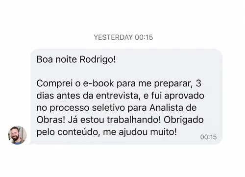 Depoimento de Rafael