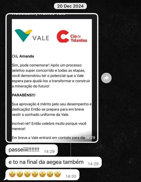 Depoimento de Amanda